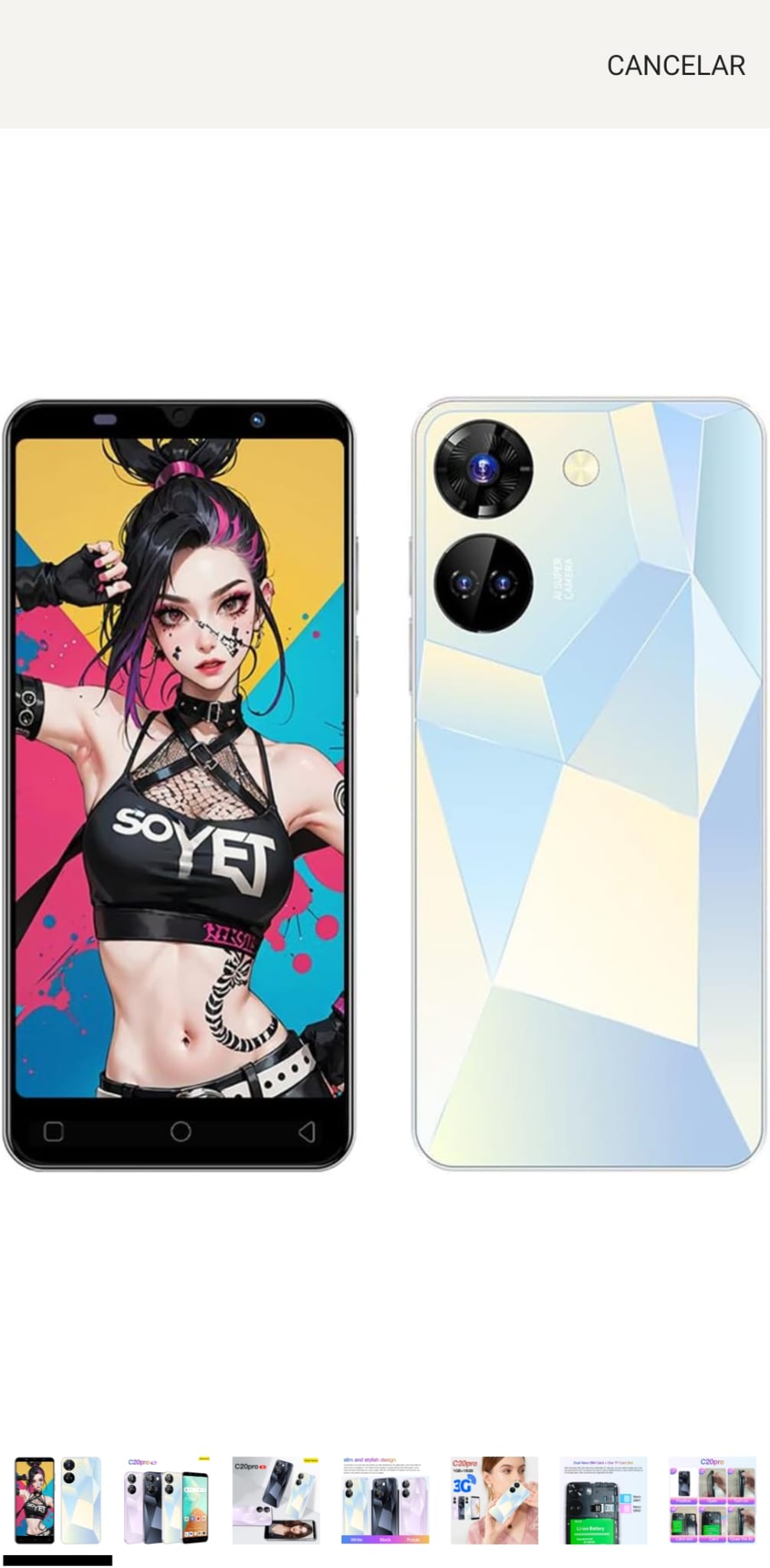 Telemóvel C20 Pro