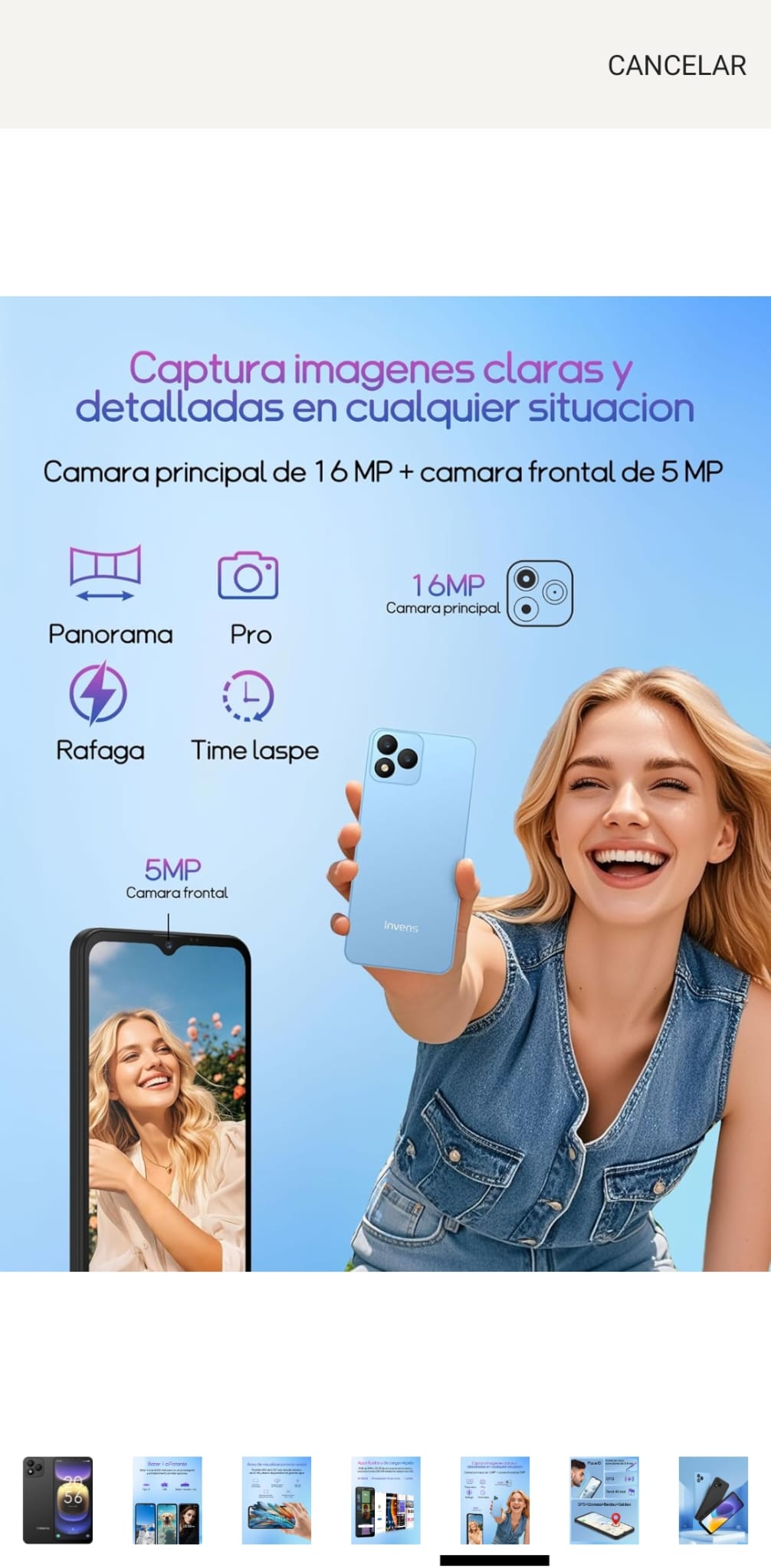 Smartphone Invens Note TK01